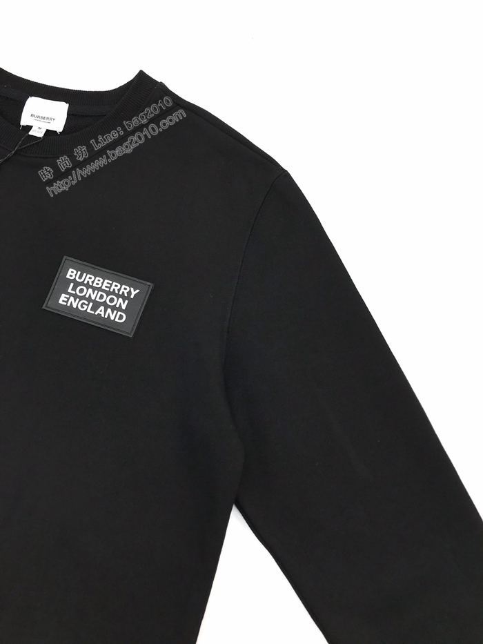 Burberry男裝 巴寶莉秋季新品標誌logo情侶套頭衛衣  ydi3219